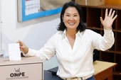 With 37% of ballots counted, Keiko Fujimori leads Peru’s presidential race and is set to advance to runoff